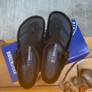 NIB Black Birkenstock Gizeh Eva Waterproof